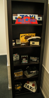 Historical items in the Blue Star Taxis' office